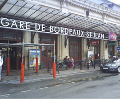 Bordeaux Gare Saint-Jean - Taxi Moto